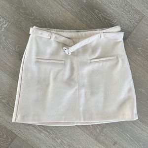 Abercrombie & Fitch Cream Mini Skirt